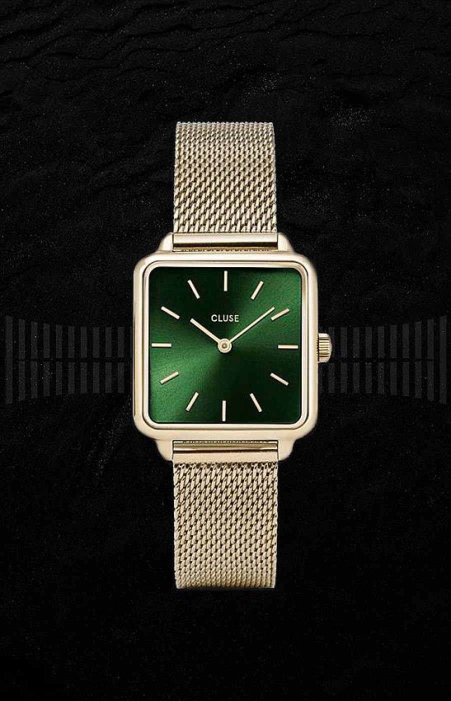 Relojes Cluse Cluse La Gar Onne Malla Oro/Bosque Verde