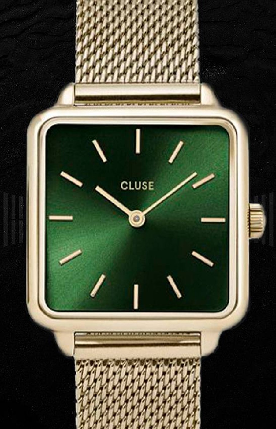 Relojes Cluse Cluse La Gar Onne Malla Oro/Bosque Verde