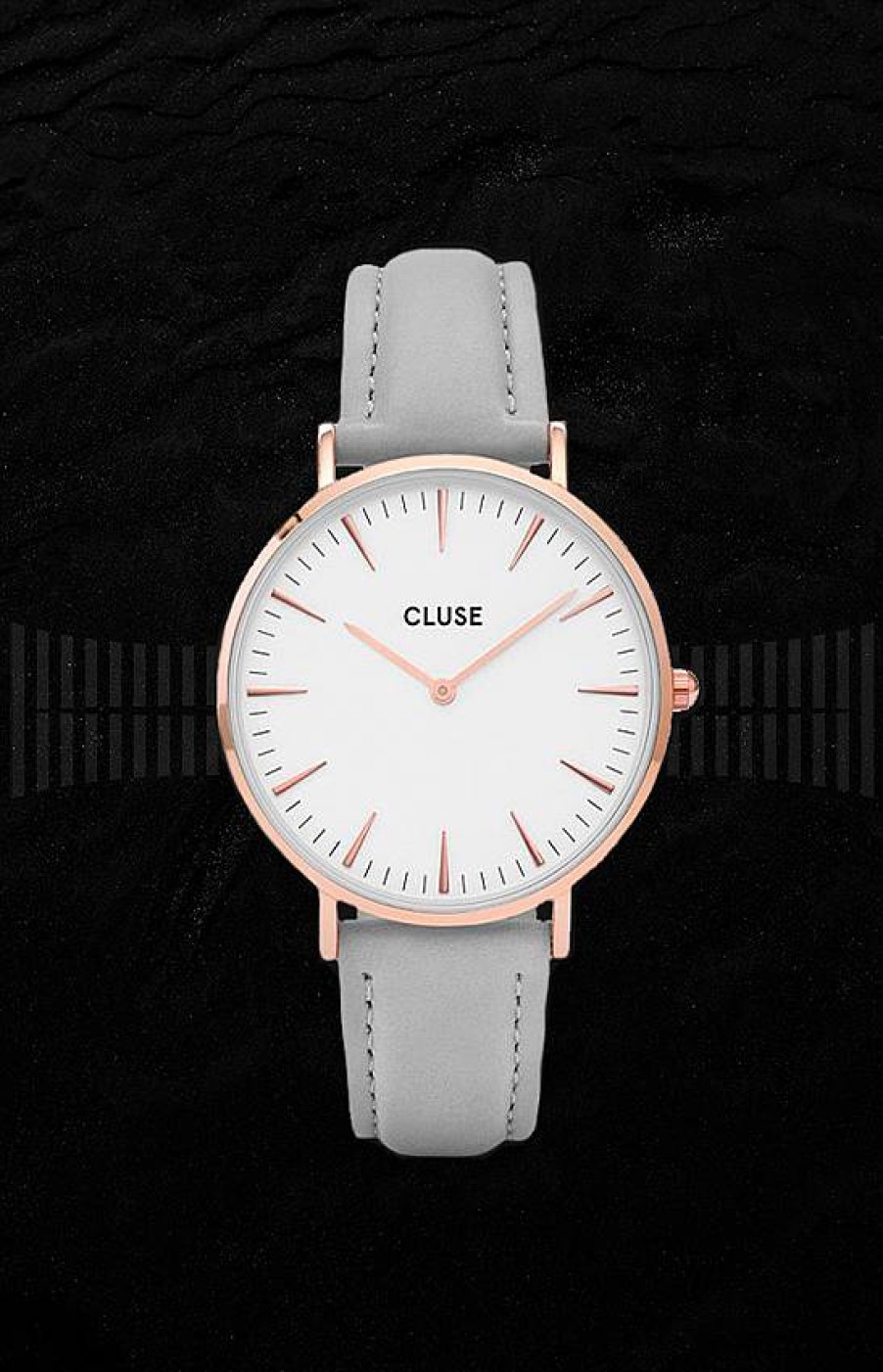 Relojes Cluse Cluse La Boh Me Oro Rosa Blanco/Gris