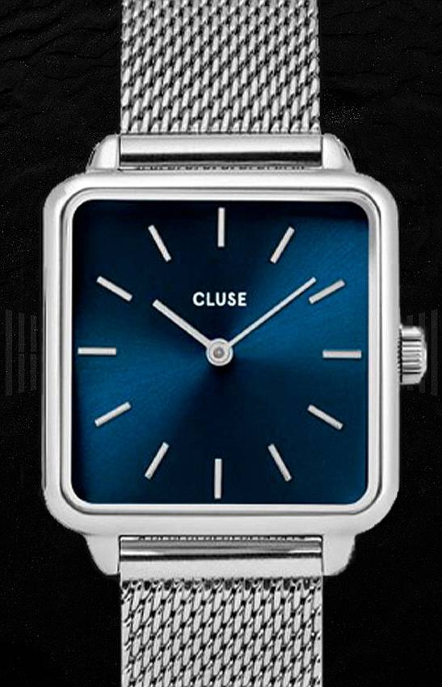 Relojes Cluse Cluse La Gar Onne Malla Plata/Azul Marino