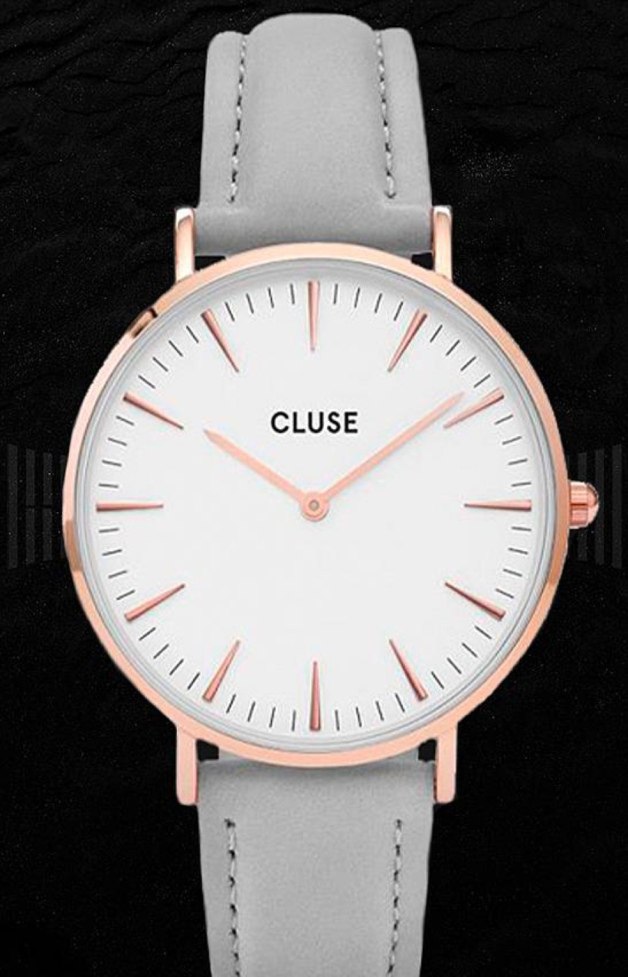 Relojes Cluse Cluse La Boh Me Oro Rosa Blanco/Gris