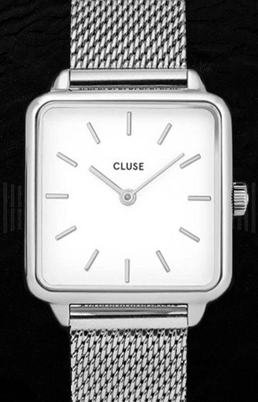 Relojes Cluse Cluse La Gar Onne Malla En Plata/Blanco