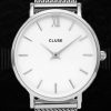 Relojes Cluse Cluse Minuit Malla Plata/Blaco