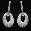 Joyer A Jenaro Pendientes De Oro Blanco Con Diamantes